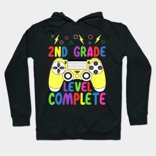 2nd Grade Level Complete Funny Gamer Shirt Last Day of School 2020 Graduation Hoodie